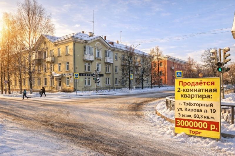2-комн., 60.3 м², 3/3 этаж
