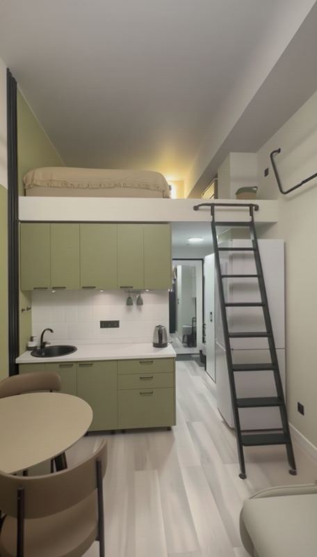 Студия, 20.5 м², 1/2 этаж