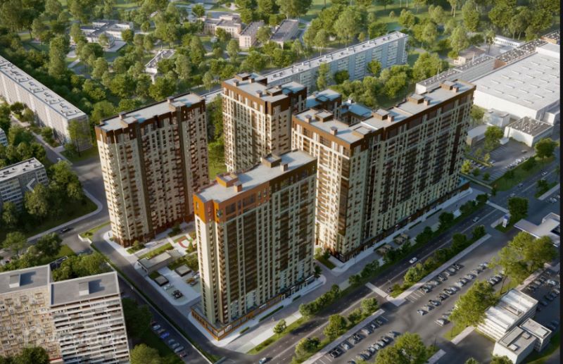 2-комн., 65.4 м², 21/22 этаж