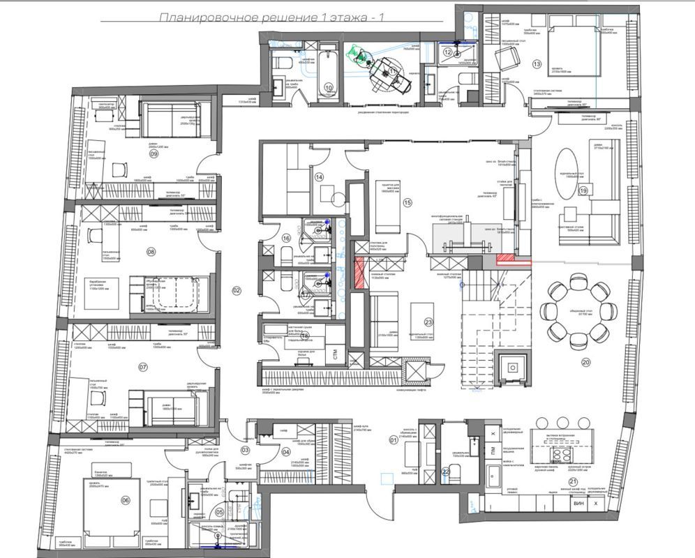 5-комн., 377.8 м², 11/11 этаж