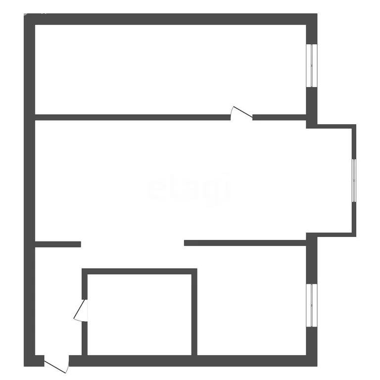 3-комн., 44.4 м², 1/1 этаж