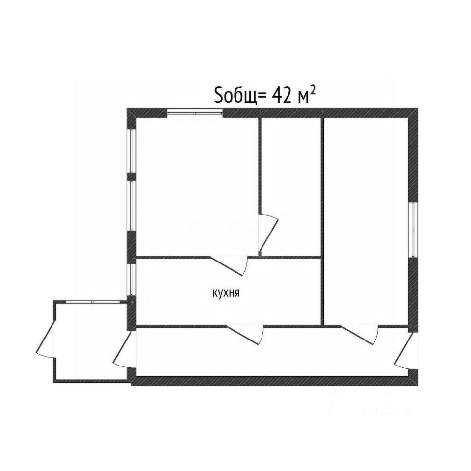 Дом, 42 м², 15 соток
