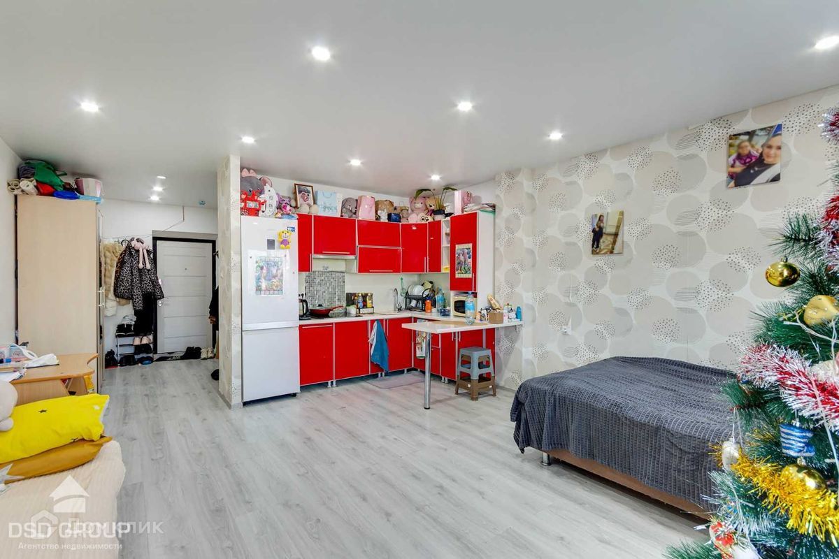 Студия, 37 м², 6/10 этаж