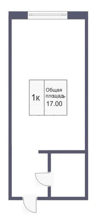 17 м², 8/9 этаж