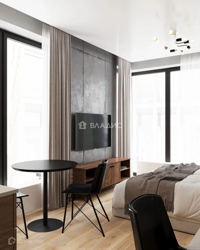 Студия, 22.6 м², 13/16 этаж