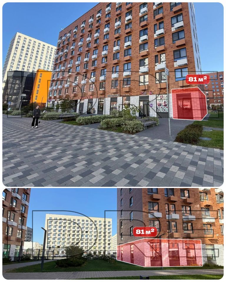 Торговое помещение, 80.6 м², 1/15 этаж