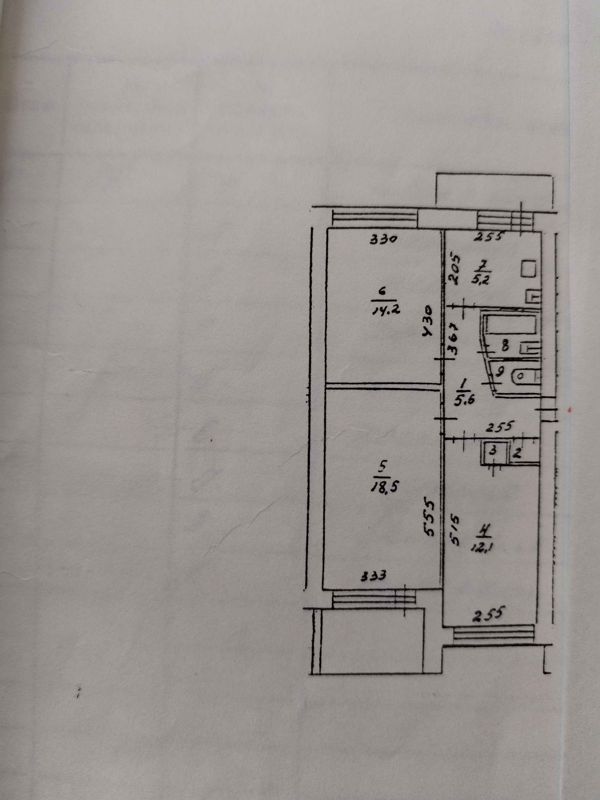 3-комн., 59.8 м², 2/5 этаж