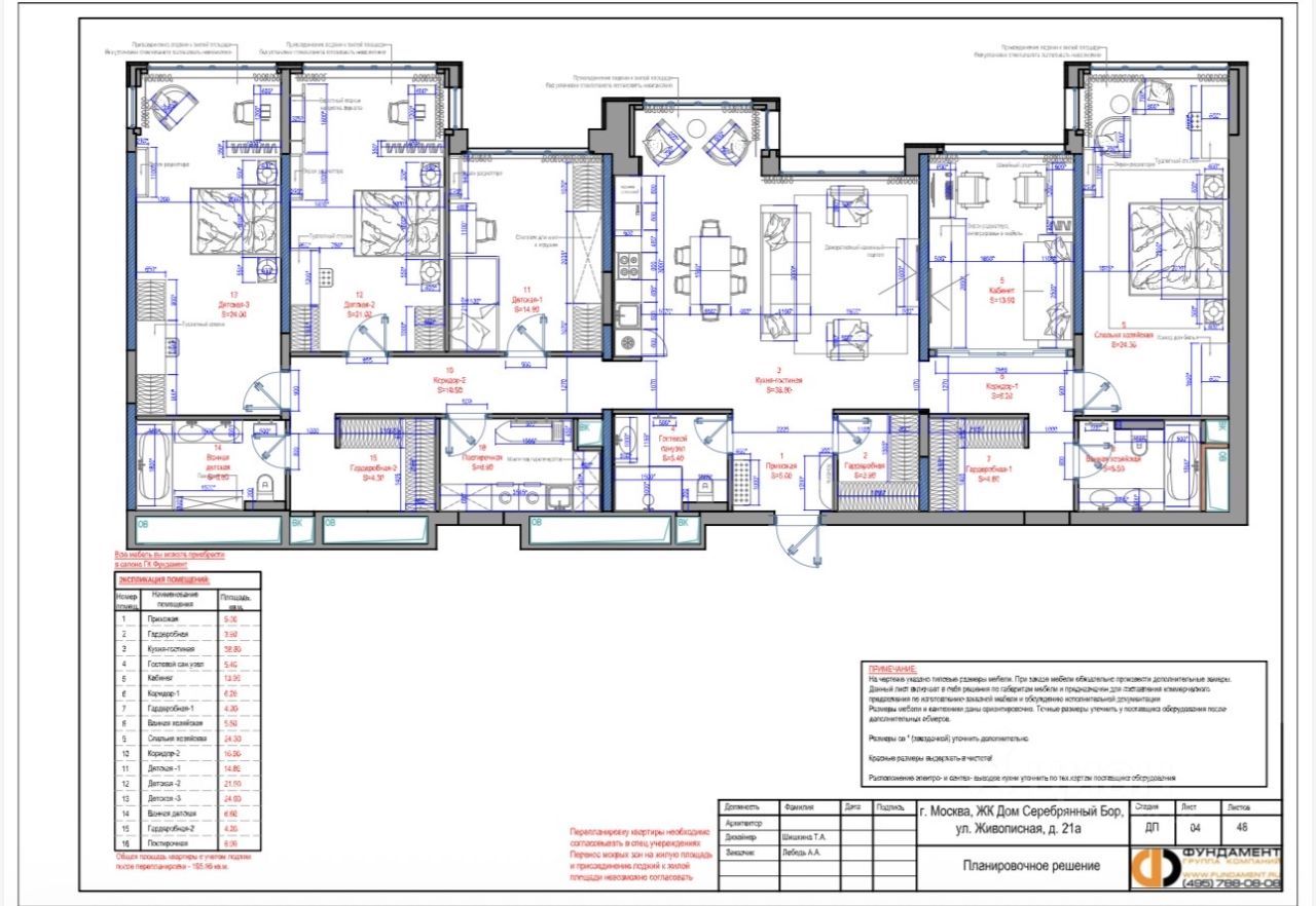 5-комн., Квартира в новостройке, 200.2 м², 20/22 этаж
