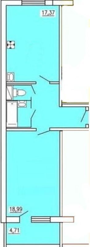 2-комн., 52.2 м², 7/10 этаж