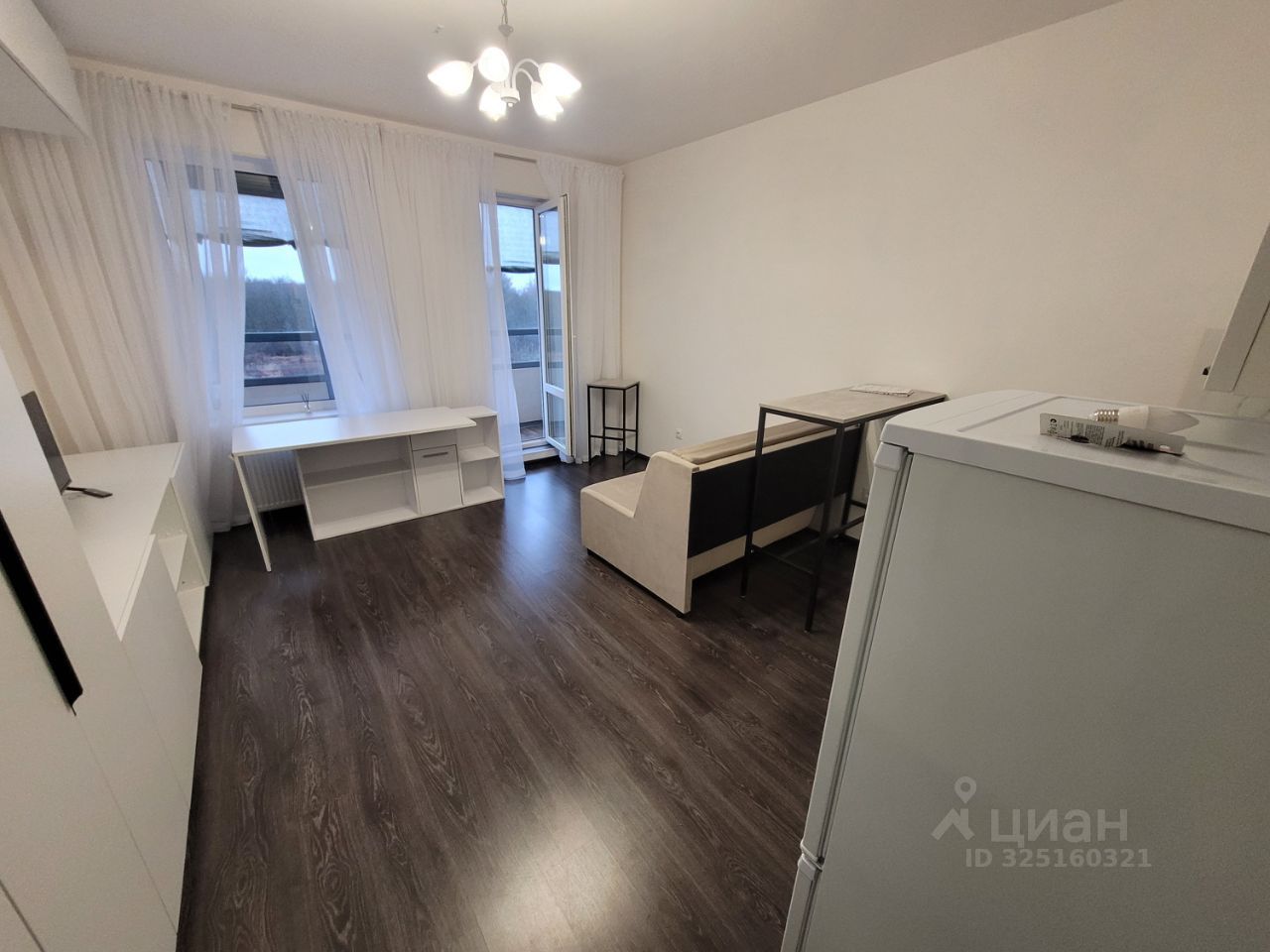 Студия, 26.4 м2, 4/5 этаж