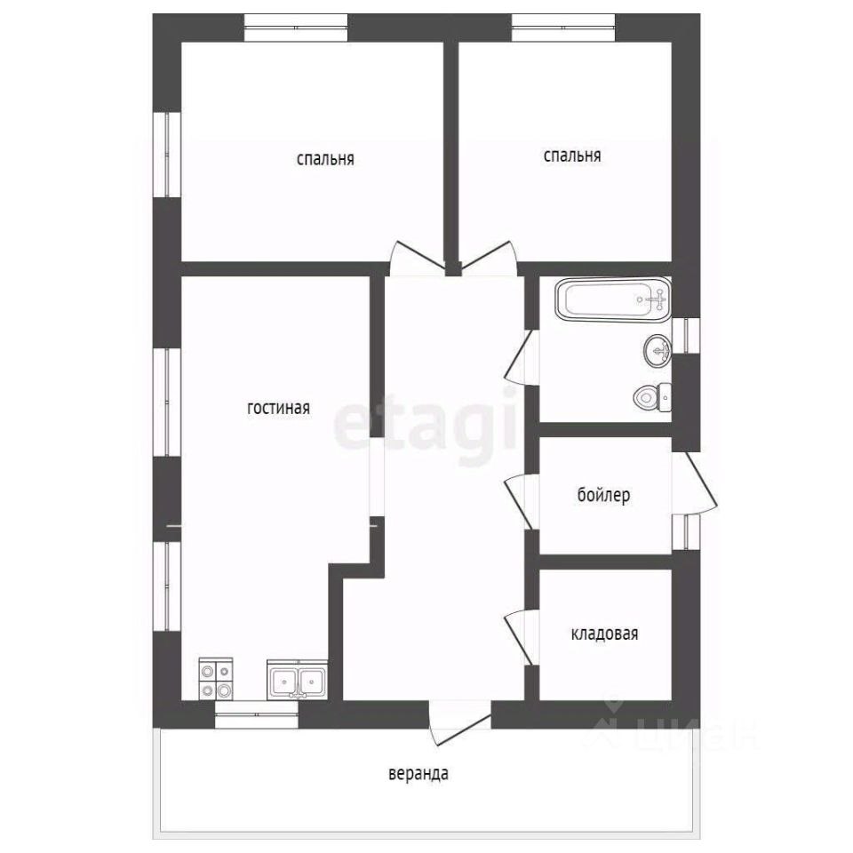 Дом, 90 м², 16.4 соток
