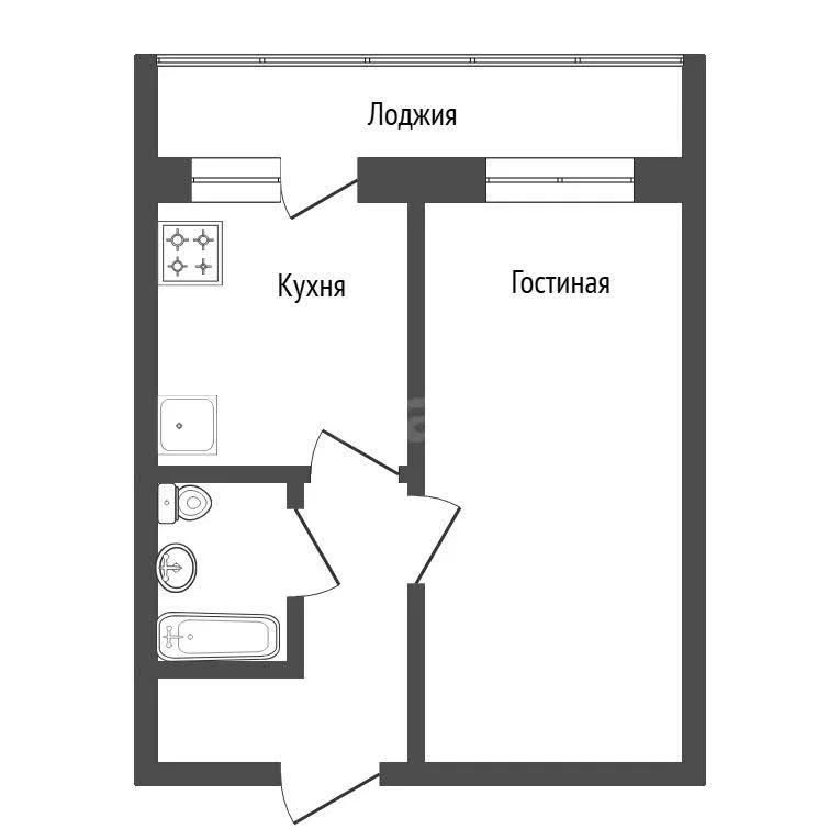 1-комн., 35.2 м², 2/2 этаж