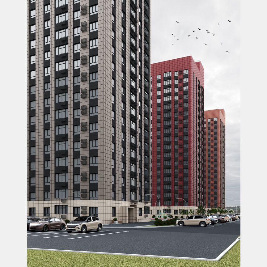 3-комн. квартира, 56.7 м2, 9/18 этаж