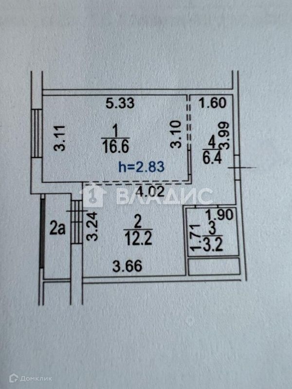 1-комн., 41.2 м², 3/24 этаж