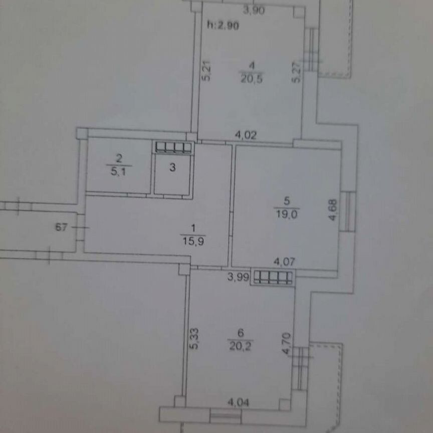3-комн., 84 м², 14/16 этаж
