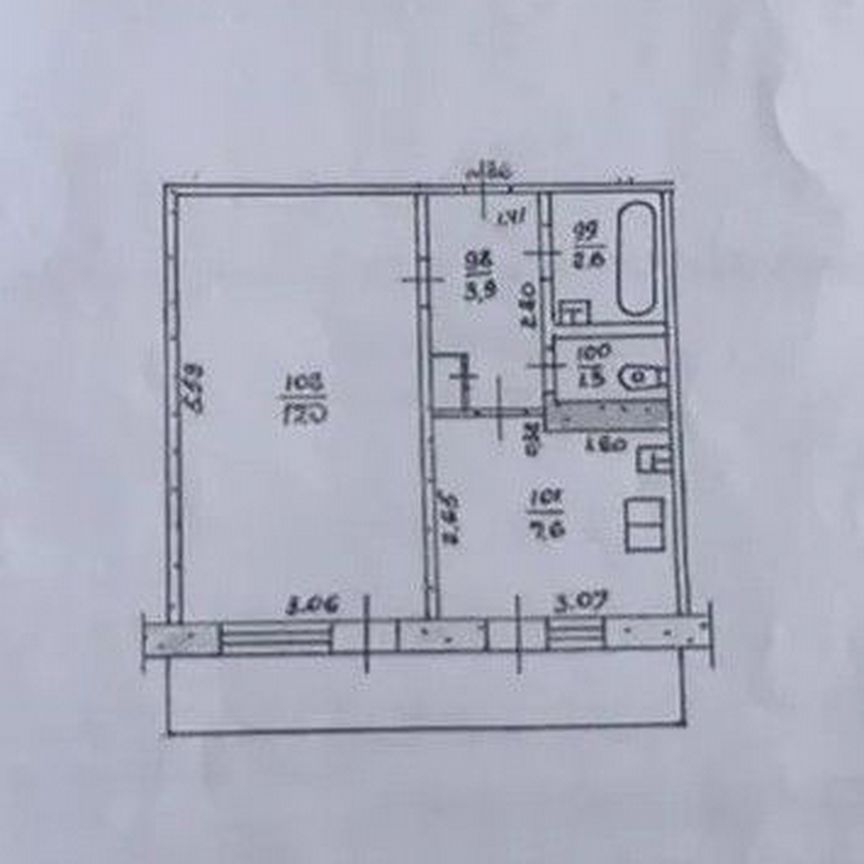 1-комн., 32.4 м², 4/5 этаж