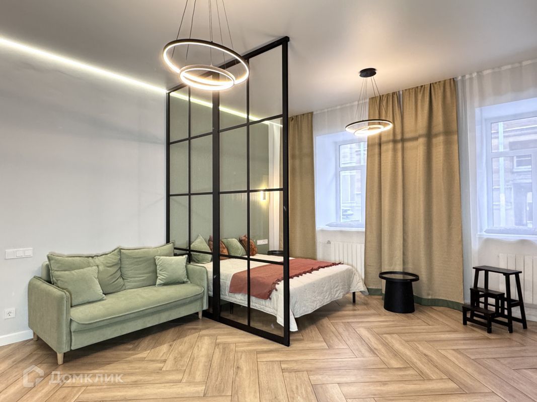 1-комн., 44.8 м², 1/4 этаж