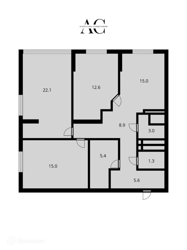 3-комн., 94.84 м², 29/31 этаж