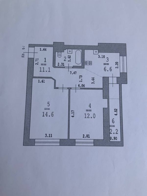 2-комн., 47.8 м², 9/10 этаж