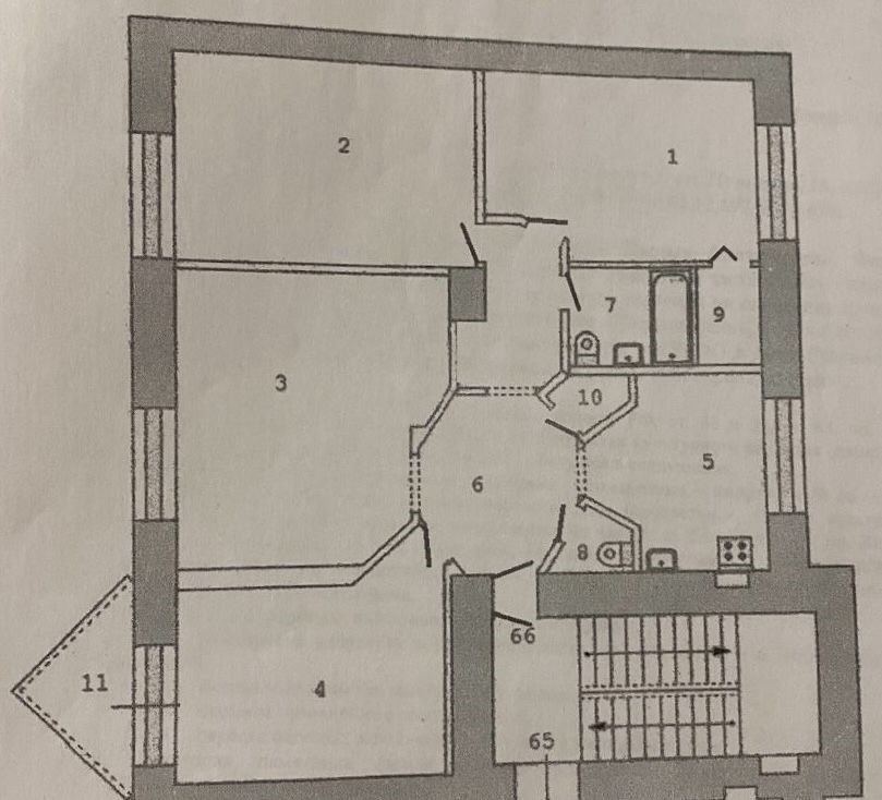 4-комн., 100 м², 5/5 этаж