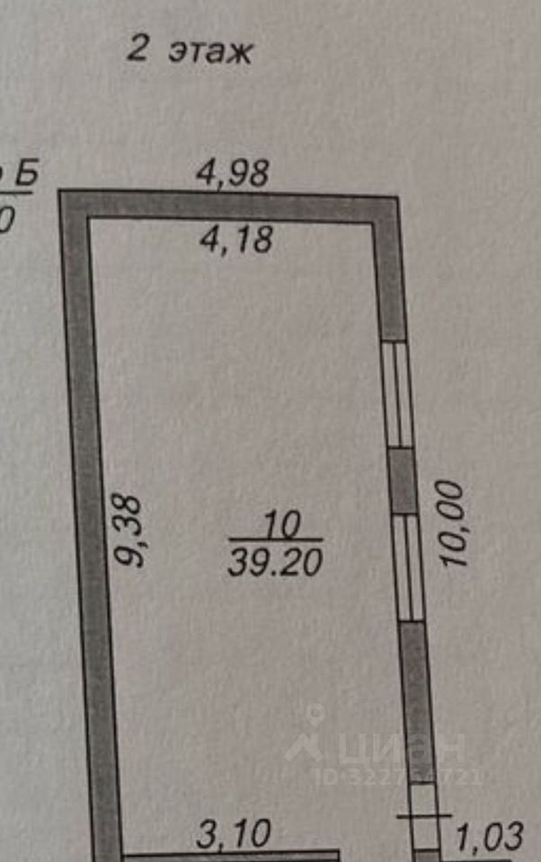 ПСН, 43 м², 2/2 этаж