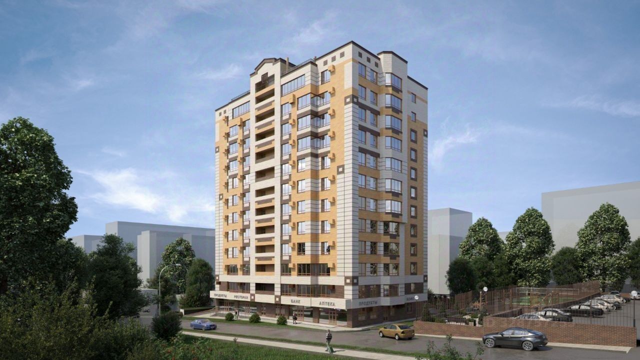 1-комн., 50.9 м², 2/12 этаж