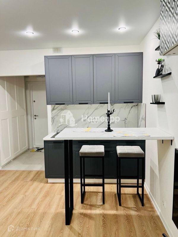 Студия, 21.3 м², 23/25 этаж