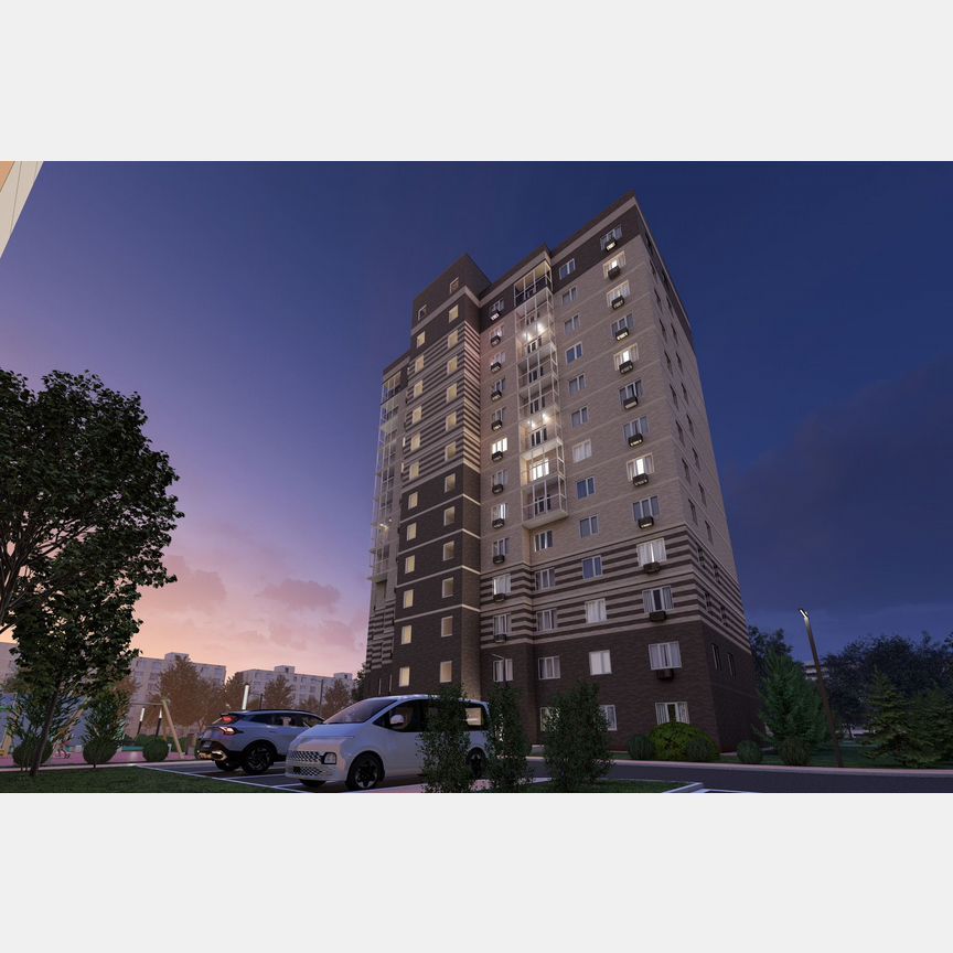 2-комн. квартира, 70 м², 2/14 этаж