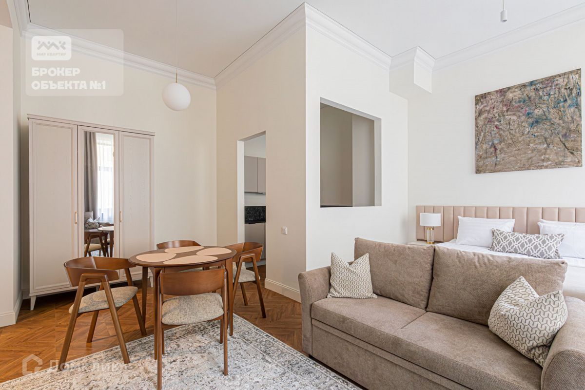 1-комн., 43.7 м², 3/6 этаж