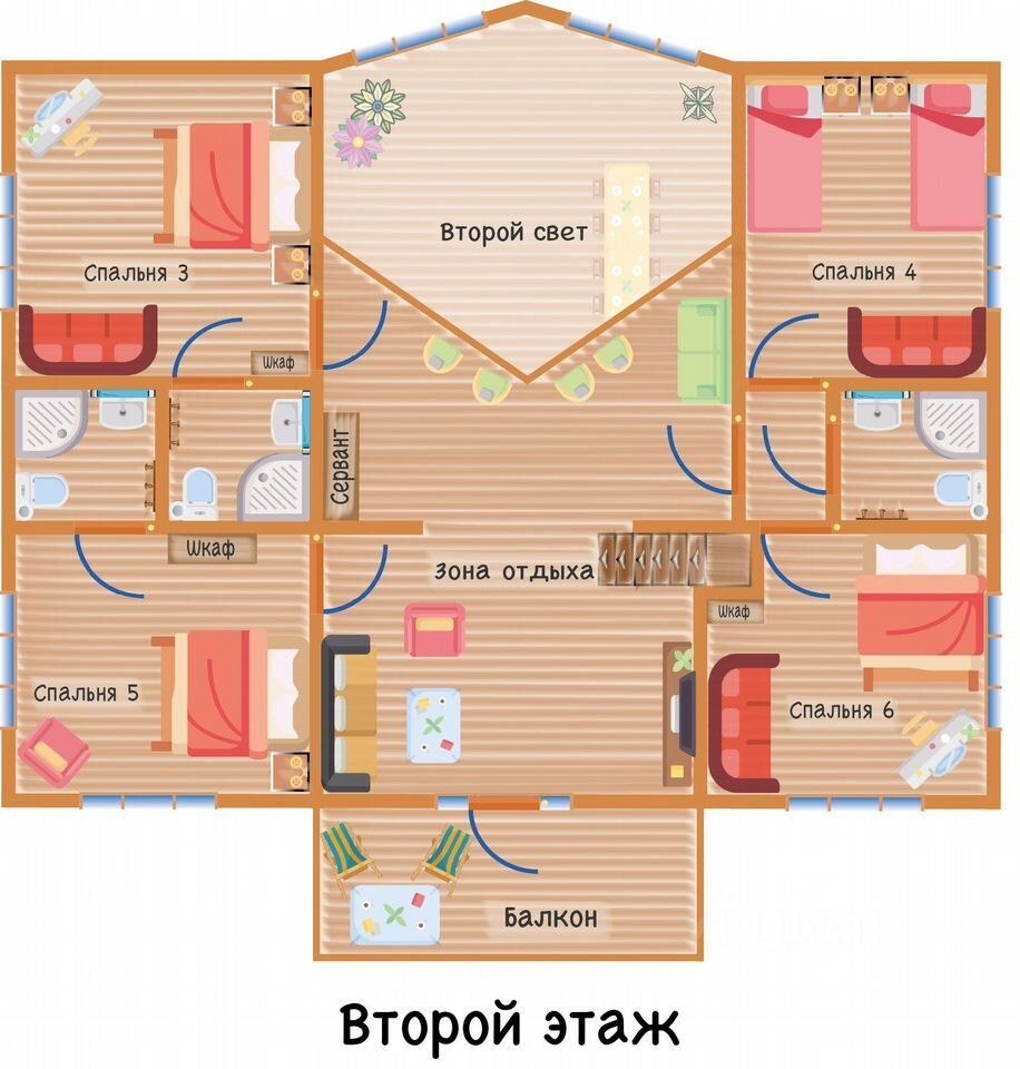 Коттедж, 300 м², 35 соток