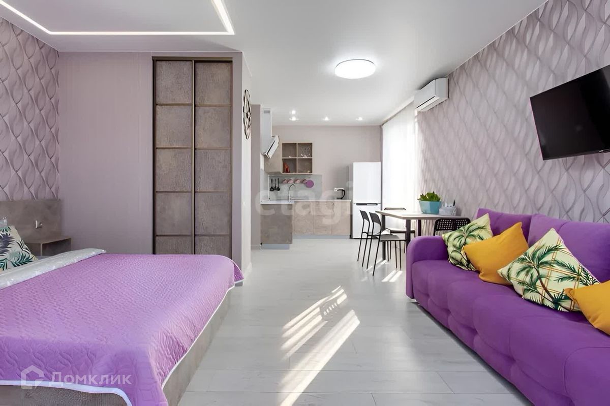 Студия, 34.5 м², 2/3 этаж