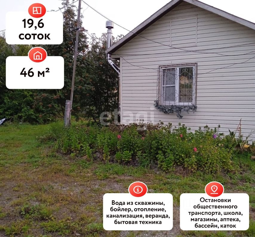 1-этажный дом, 31 м², 19.6 соток