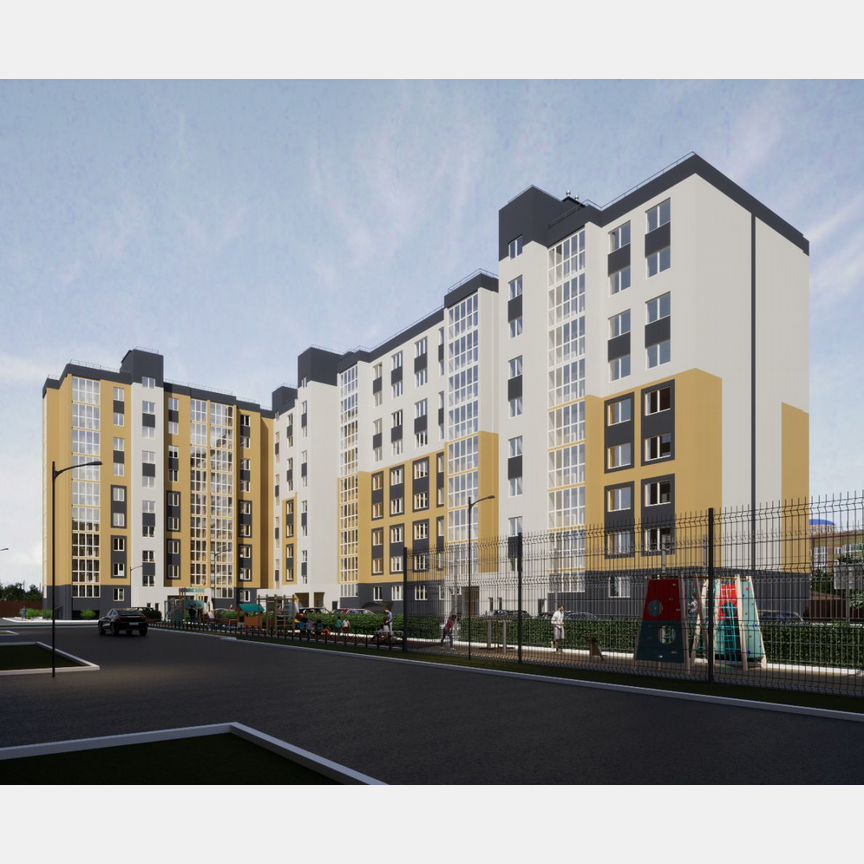 Студия, 35.1 м², 4/9 этаж