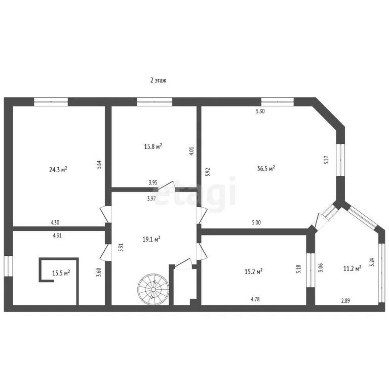 4-комн., Квартира, 186.7 м², 2/3 этаж
