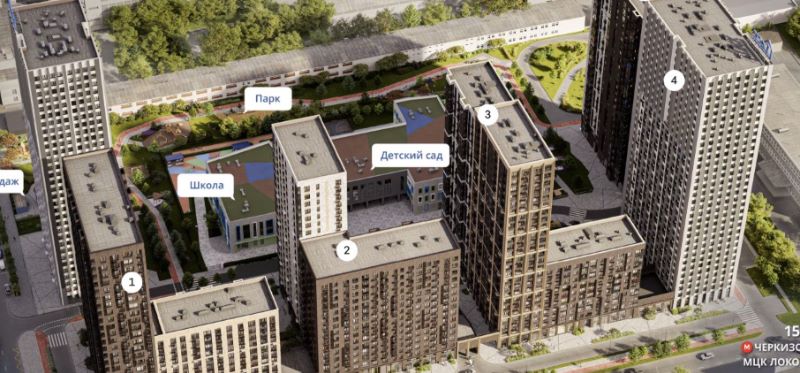 3-комн. квартира, 72.9 м2, 2/12 этаж