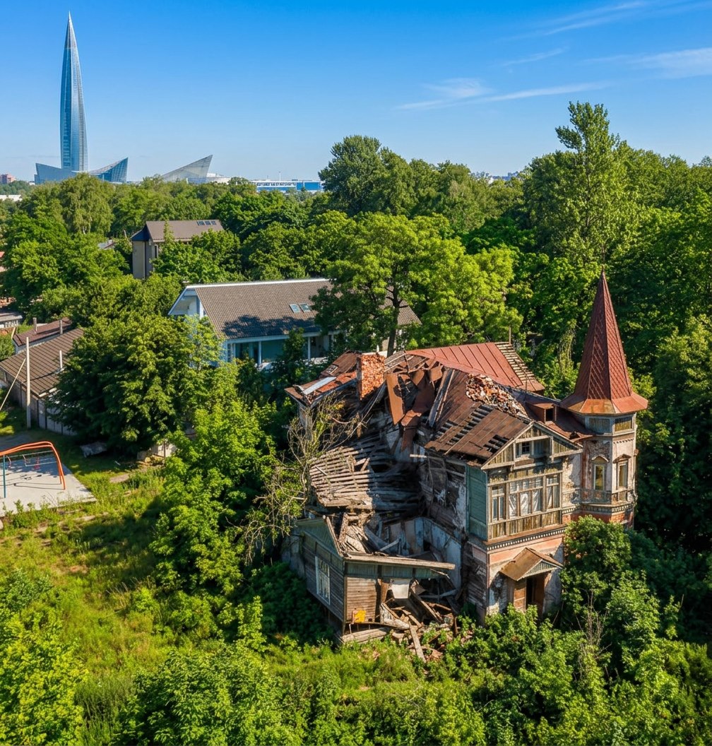 Еще немного, и историческая дача исчезнет. Фото: Мир Квартир