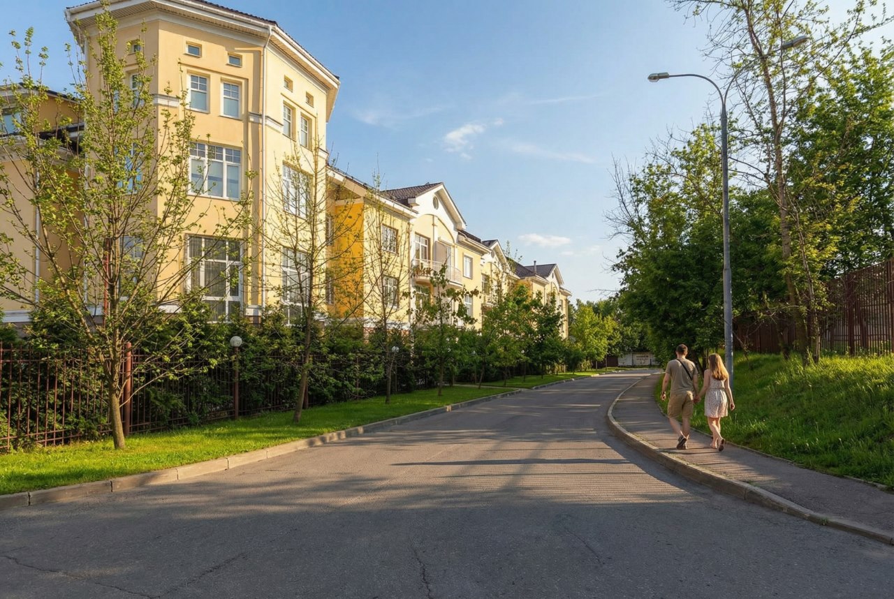 Комплекс таунхаусов в Захарково построили в 2002 году. Фото: Мир Квартир