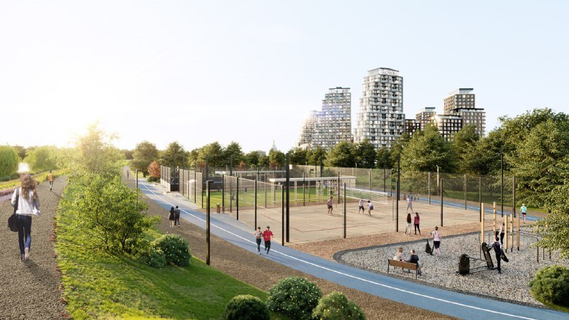 Клубный город на реке Primavera. Фото: СЗ „Стадион „Спартак“