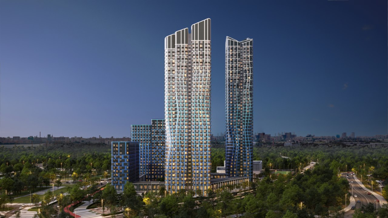 На рендере ЖК АДМИРАЛ. Предоставлено Московский бизнес клуб