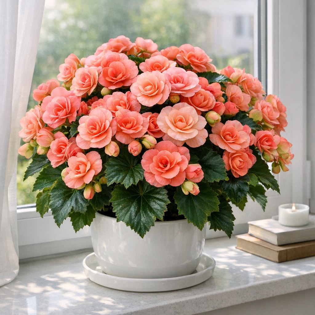 Цветущая бегония. Фото: Мир Квартир