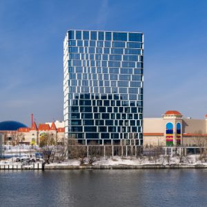 Завершено строительство БЦ Business Center Riva рядом с «Островом Мечты»